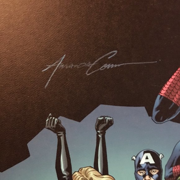 NEW, SIGNED Iron-Man Vs She-Hulk Print - Picture 8 of 8